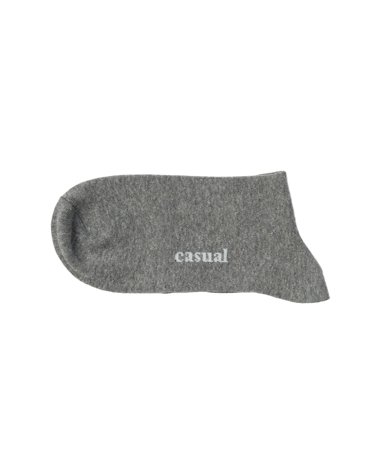 Classic Quarter Socks — Grey