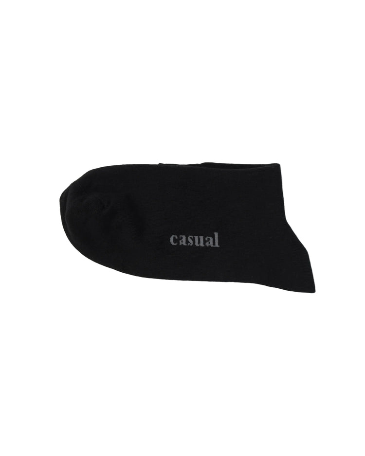 Classic Quarter Socks — Black