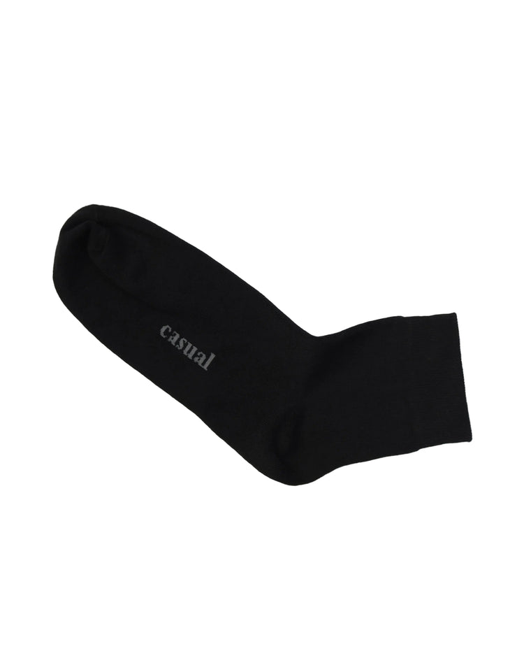 Classic Quarter Socks — Black