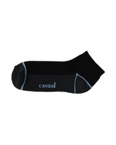 Half Cushioned Quarter Socks — Black Grey 2