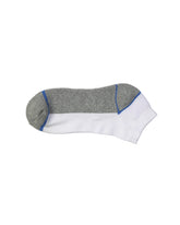 Half Cushioned Socks — White Grey Heel 2