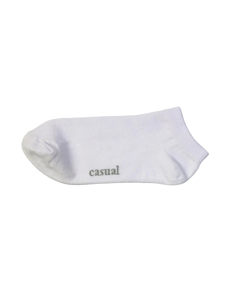 Low Cut Socks — White