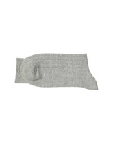 Ribbed Socks — Light Grey