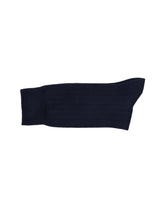 Ribbed Socks — Navy