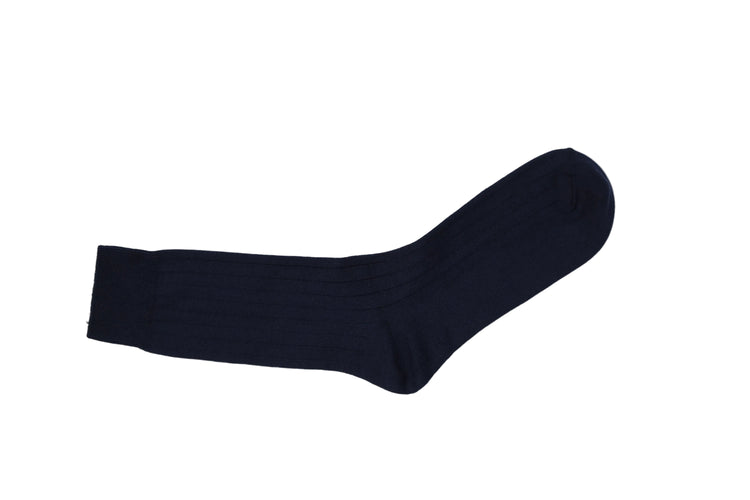 Ribbed Socks — Black