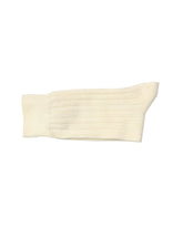 Ribbed Socks — Cream