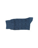 Ribbed Socks — Blue
