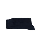 Ribbed Socks — Navy