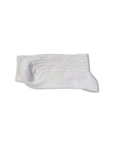 Ribbed Socks — White