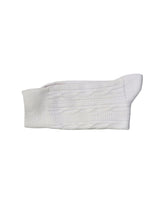 Ribbed Socks — White