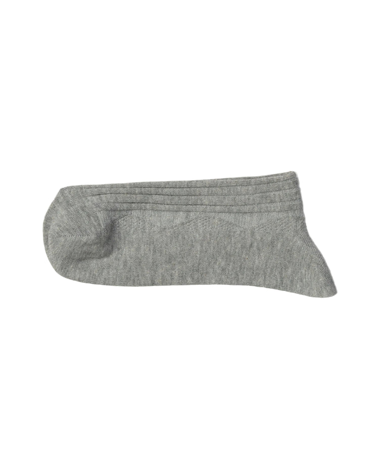 Ribbed Socks — Charcoal