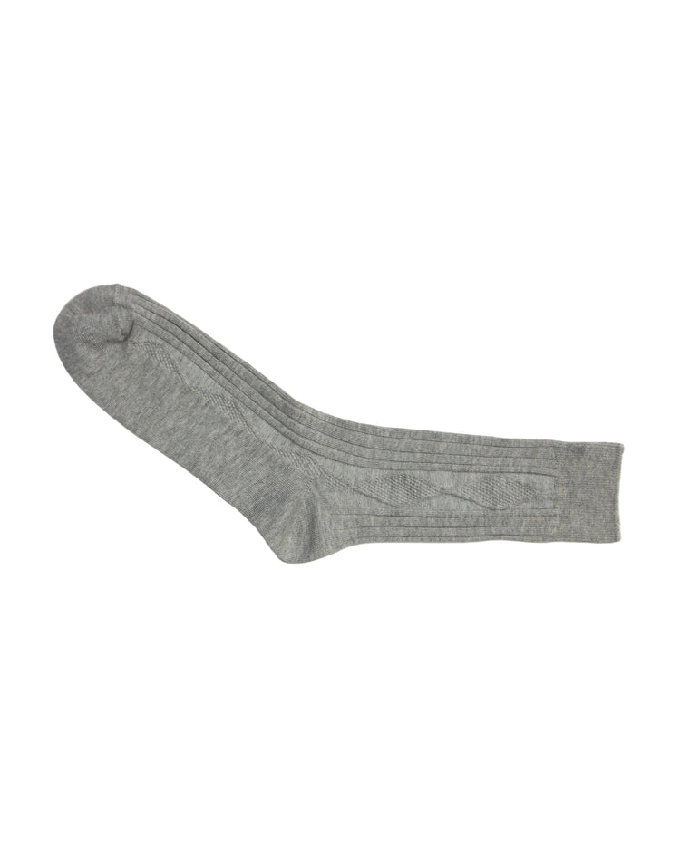 Ribbed Socks — Charcoal