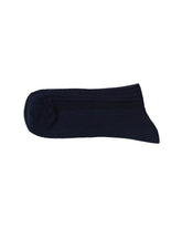 Ribbed Socks — Navy