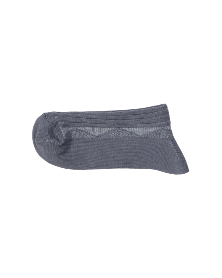 Ribbed Socks — Light Grey