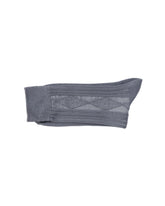 Ribbed Socks — Light Grey