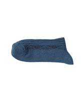 Ribbed Socks — Blue