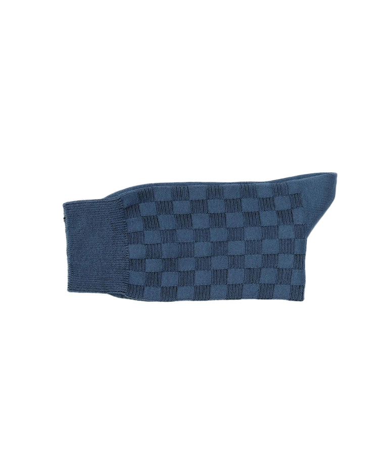 Ribbed Socks — Blue