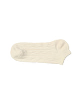 Socket Ribbed Socks — Cream