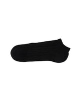 Socket Ribbed Socks — Black