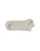 Socket Ribbed Socks — Beige