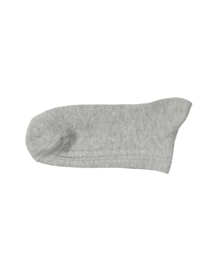 Ribbed Socks — Light Grey