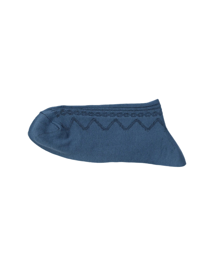 Ribbed Socks — Blue