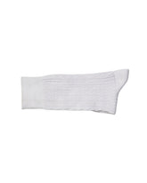 Ribbed Socks — White
