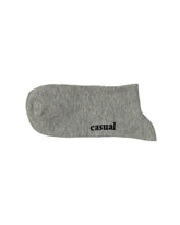 Casual Socks — Grey Navy White