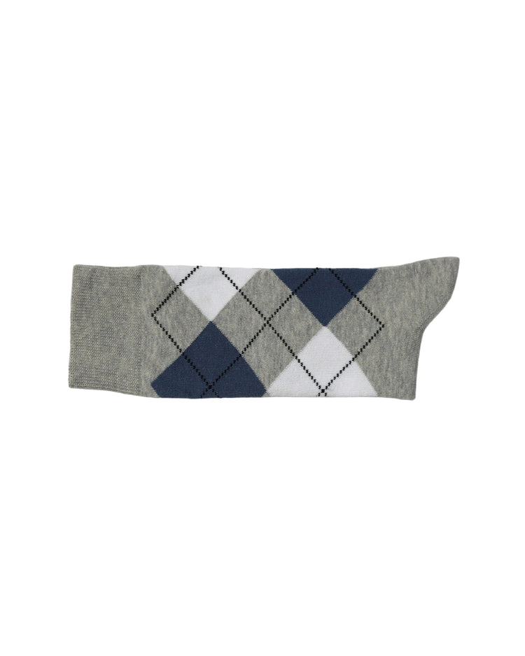 Casual Socks — Grey Navy White
