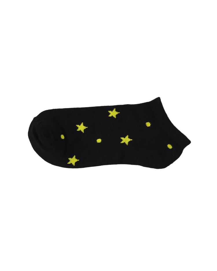 Low Cut Socks — Black Star