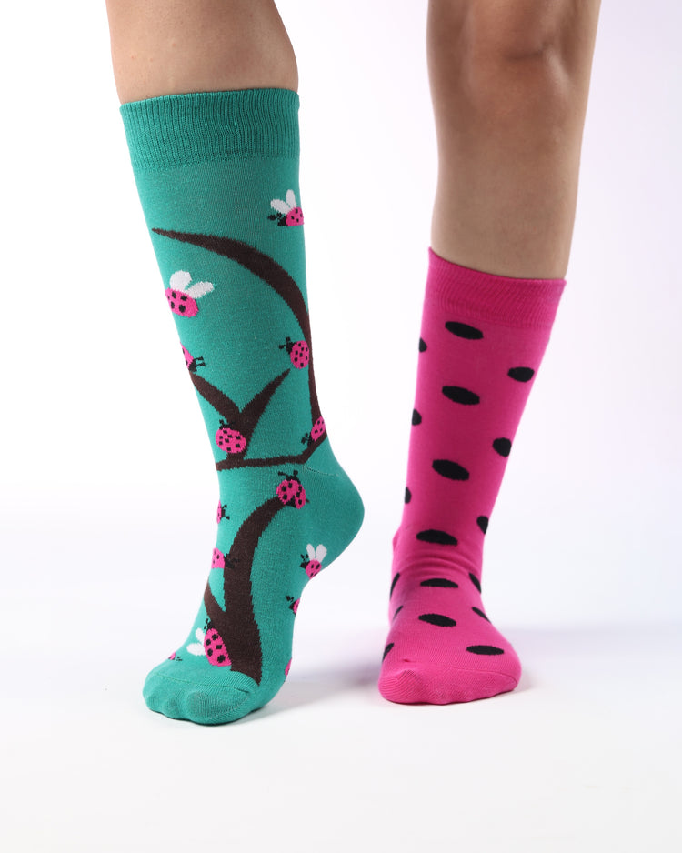 Not So Casual Socks — ladybug