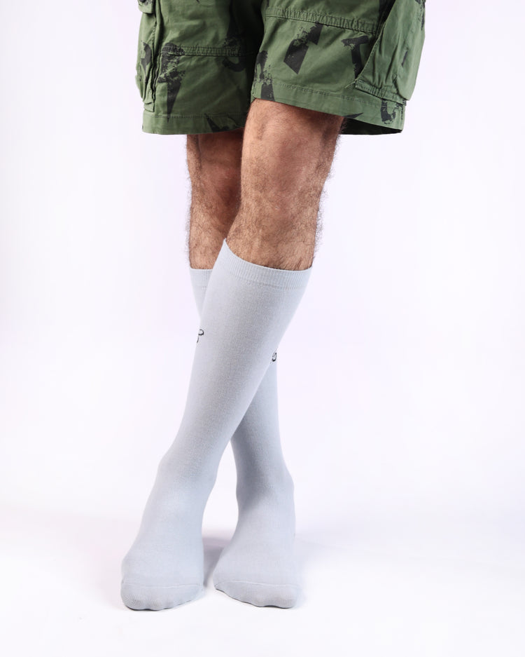 Classic Socks — Light Grey