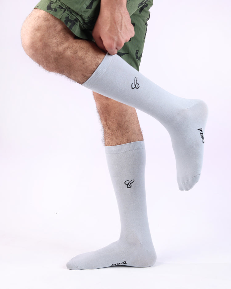 Classic Socks — Light Grey