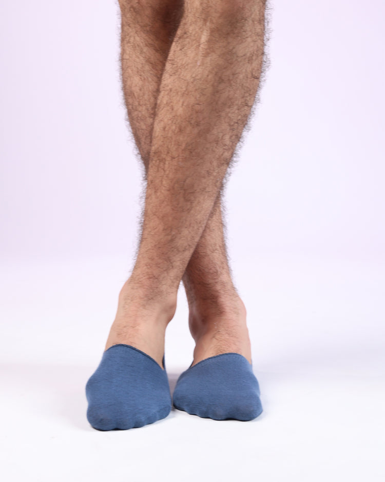 Invisible Socks — Steel Blue