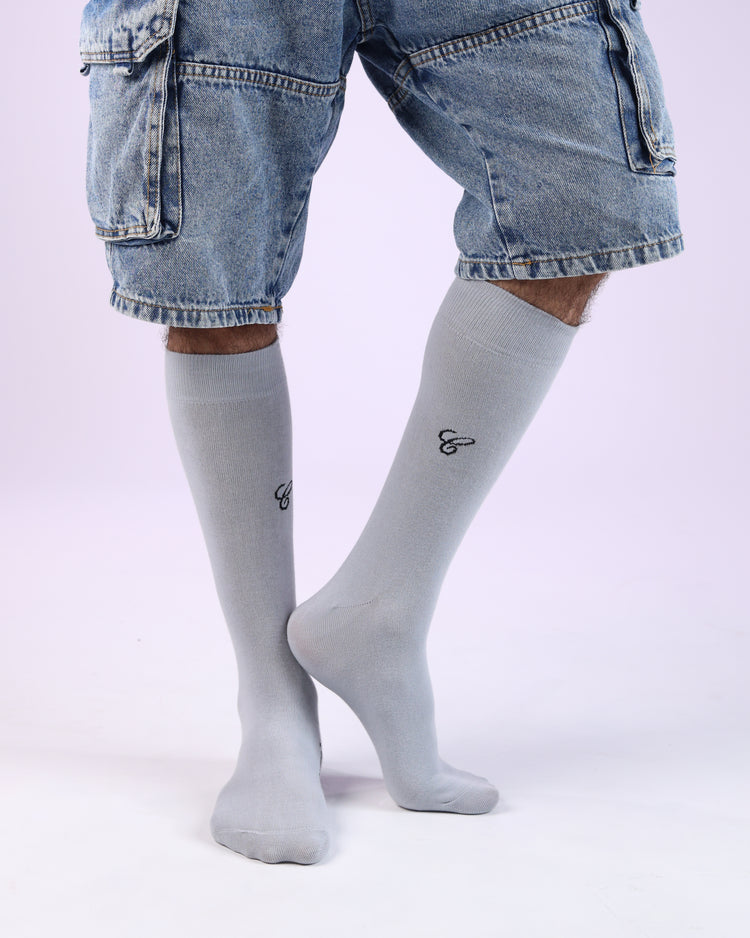Diabetic Socks — Light Grey