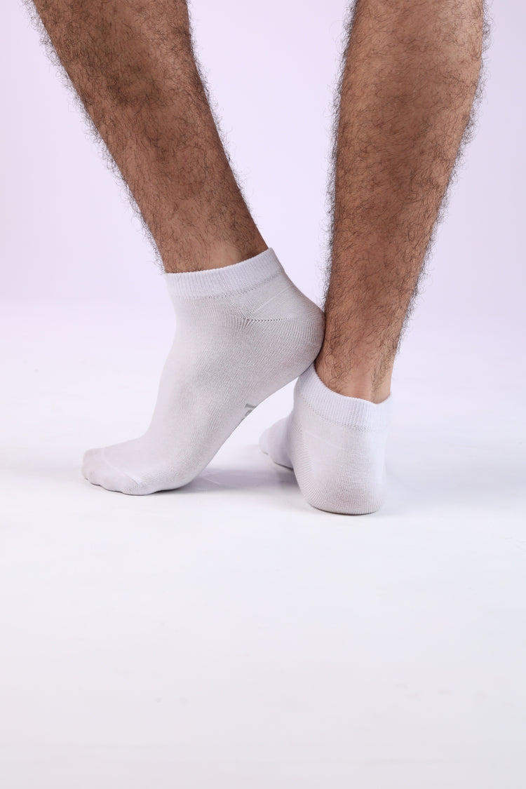 Low Cut Socks — White