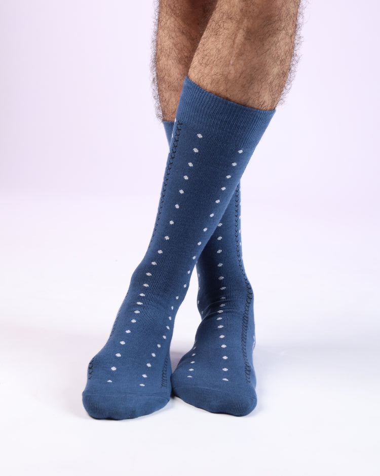 Casual Socks — Teal Blue