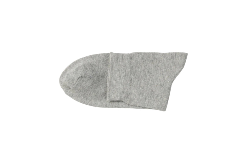 Classic Quarter Socks — Light Grey