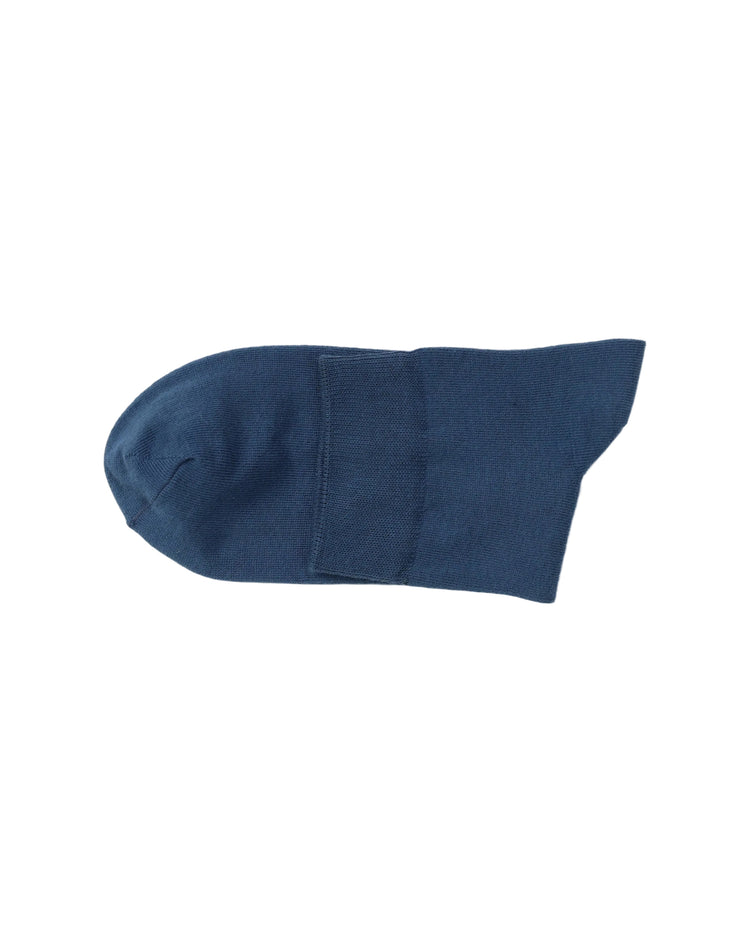 Classic Quarter Socks — Blue