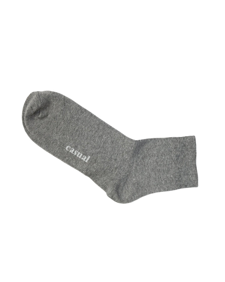 Classic Quarter Socks — Grey