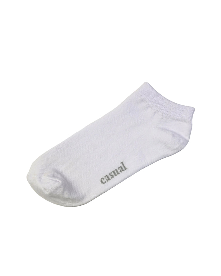 Low Cut Socks — White