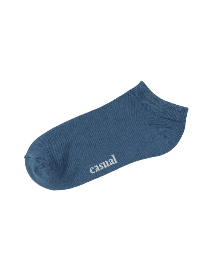 Low Cut Socks — Blue