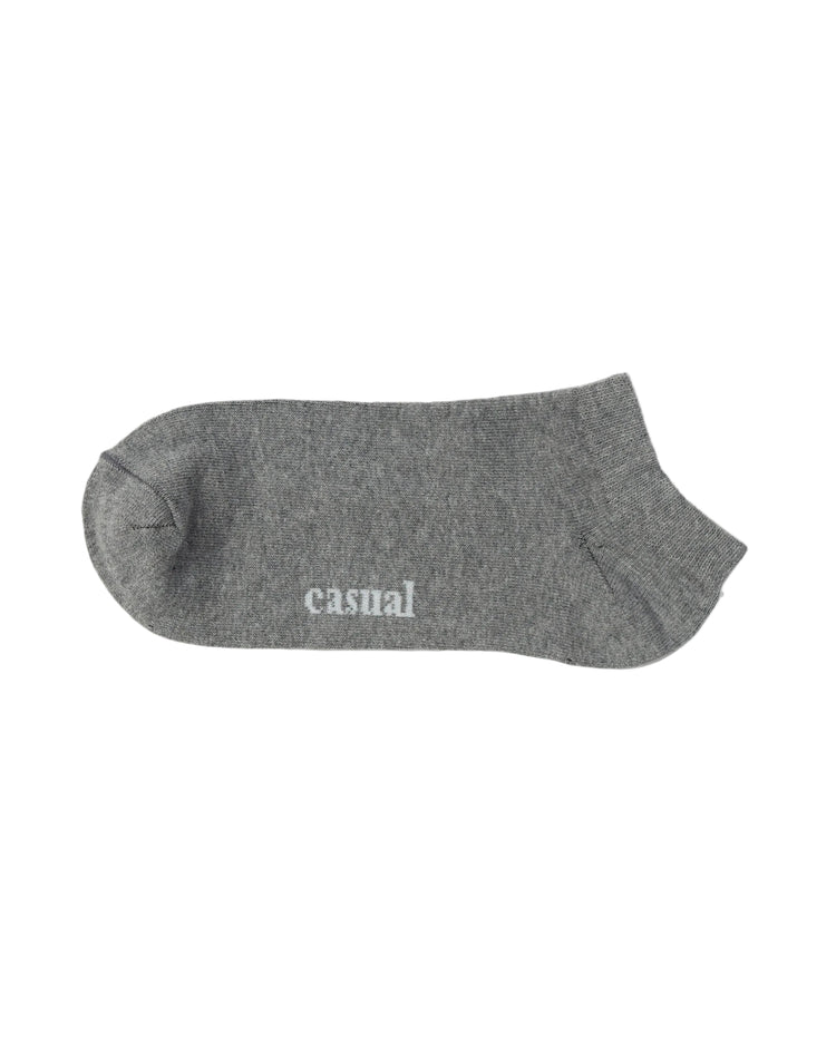Low Cut Socks — Grey