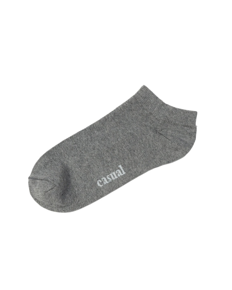 Low Cut Socks — Grey