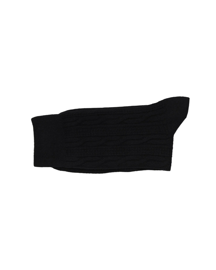 Ribbed Socks — Black