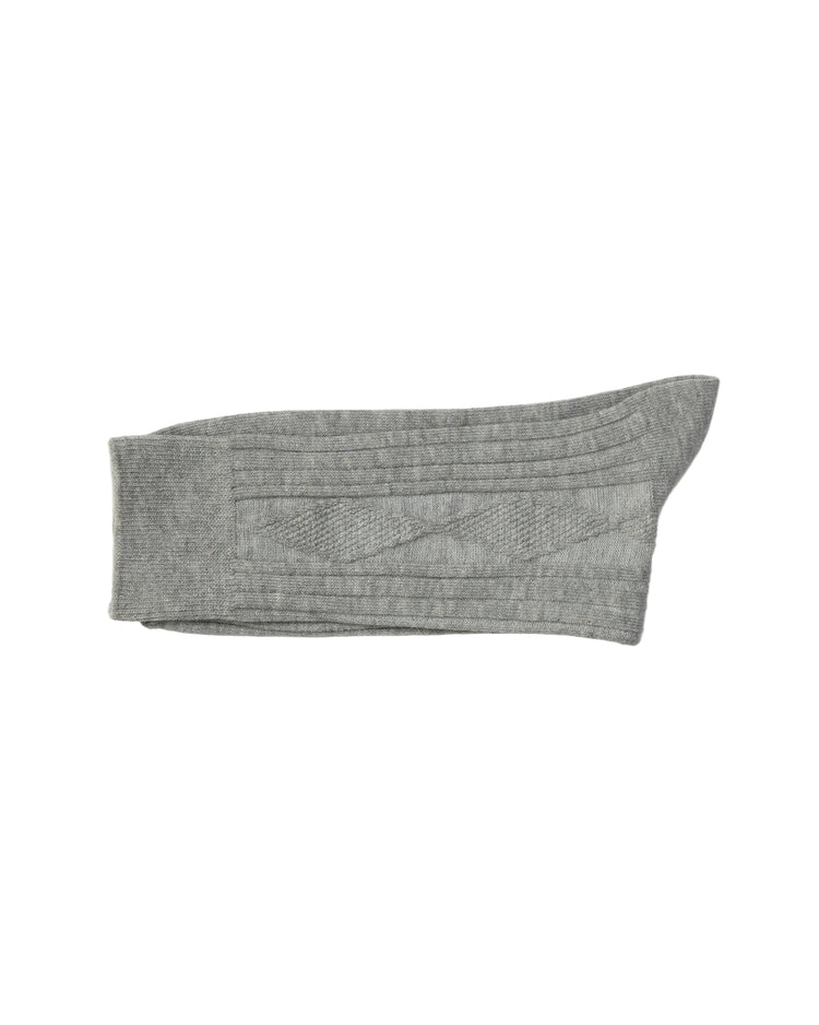 Ribbed Socks — Charcoal