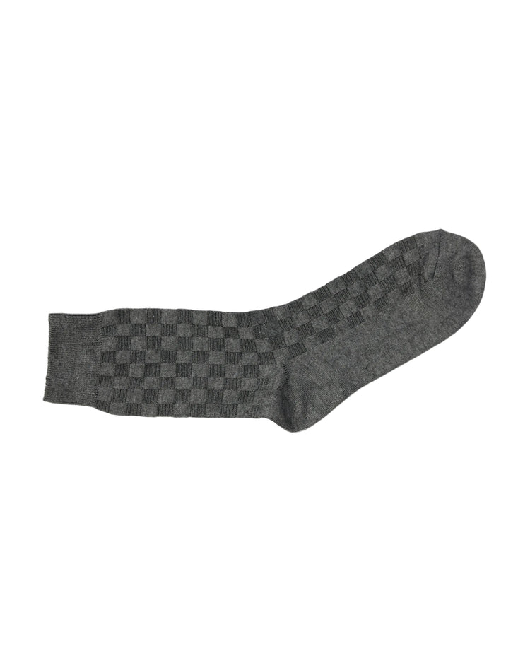 Ribbed Socks — Charcoal
