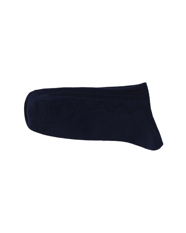 Ribbed Socks — Navy