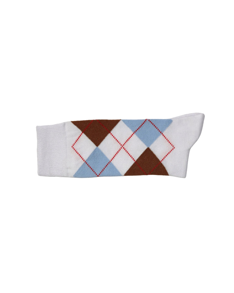 Casual Socks — White Tan