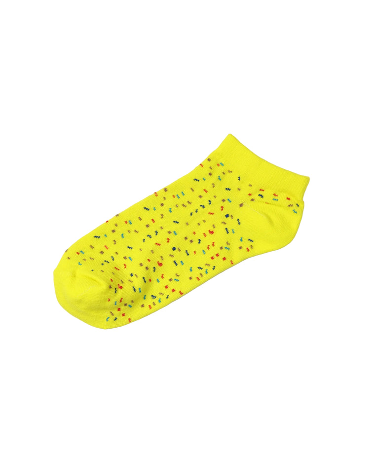 Low Cut Socks - Lime confetti